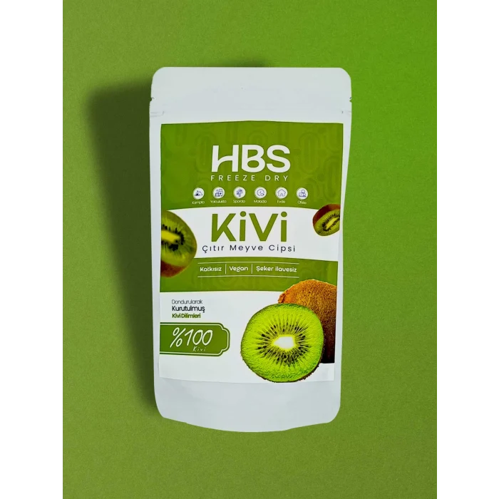 Freeze Dry Kivi - Katkı ve Şeker İlavesiz Meyve Cipsi