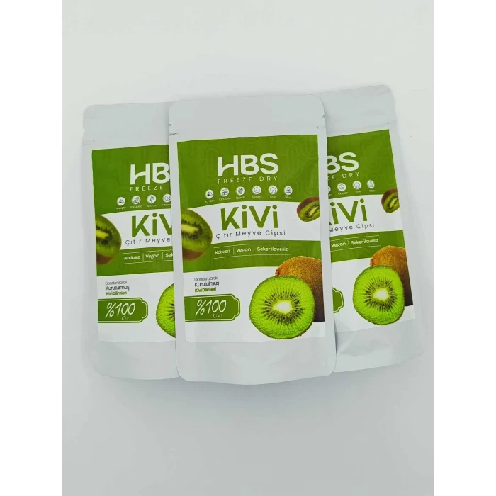 Freeze Dry Kivi - Katkı ve Şeker İlavesiz Meyve Cipsi
