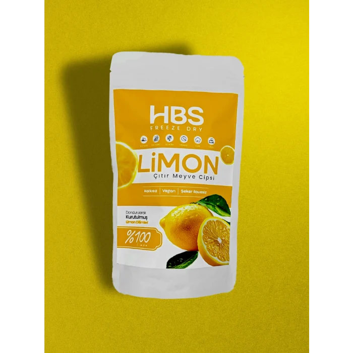 Freeze Dry Limon – Katkı ve Şeker İlavesiz Meyve Cipsi