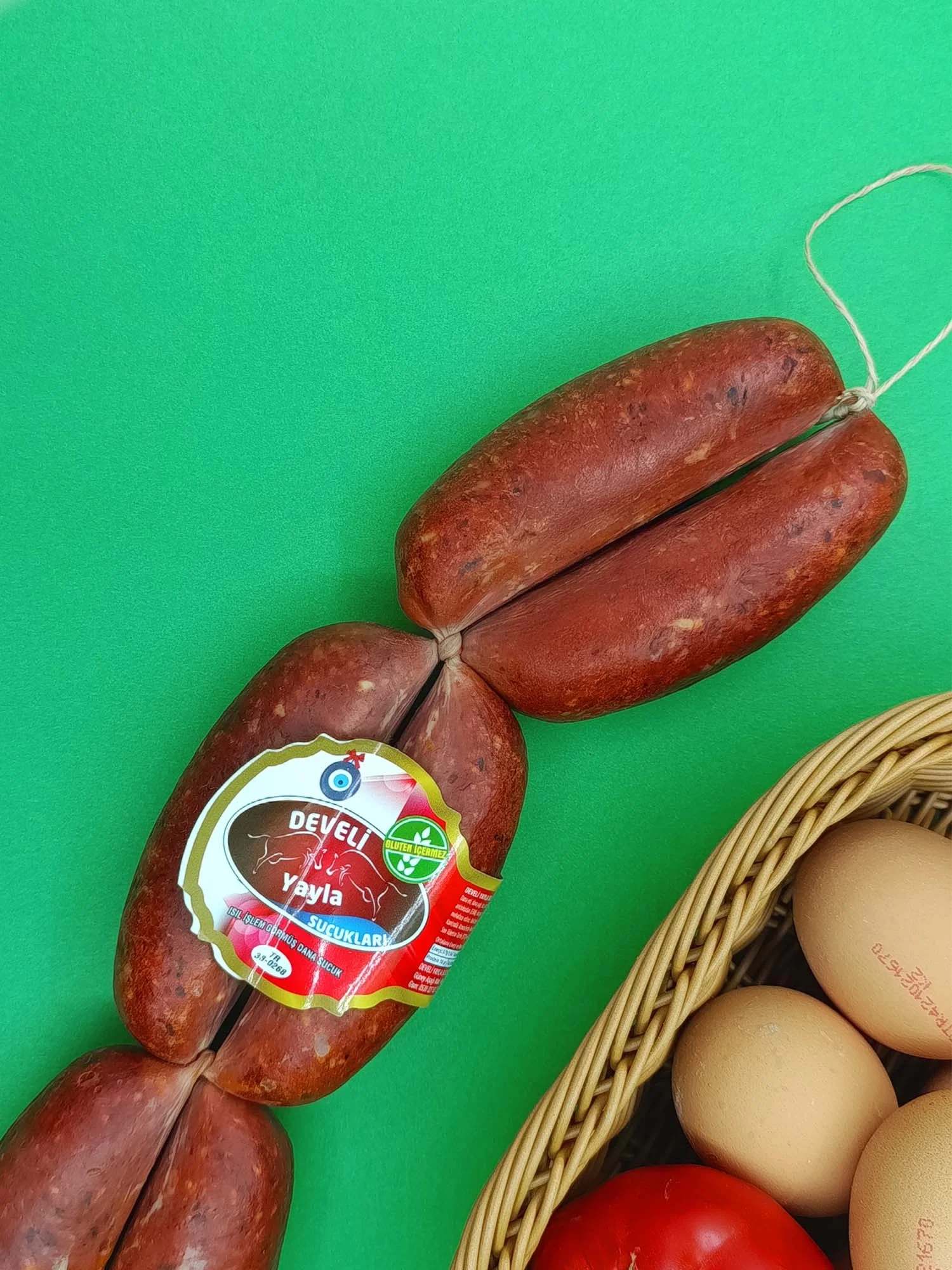 1 Kg Acılı Dana Parmak Sucuk