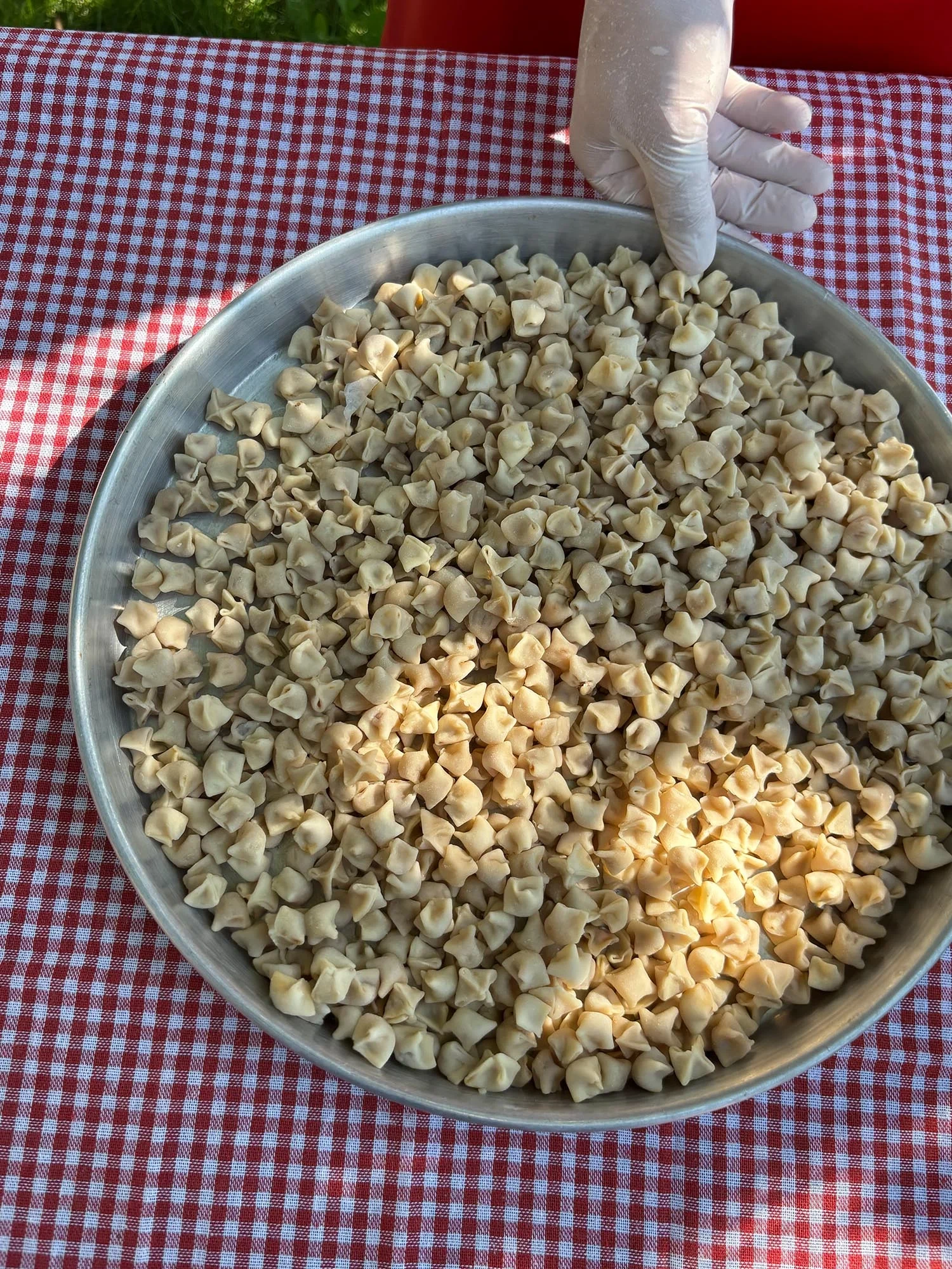 Elde Sıkılmış Geleneksel Kayseri Etli Mantı 1 Kg