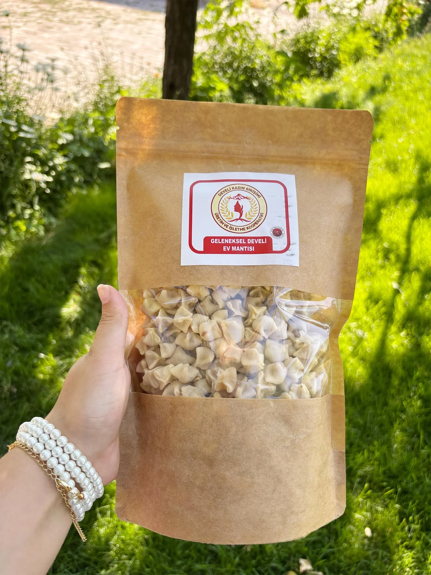 Elde Sıkılmış Geleneksel Kayseri Etli Mantı 3 Kg