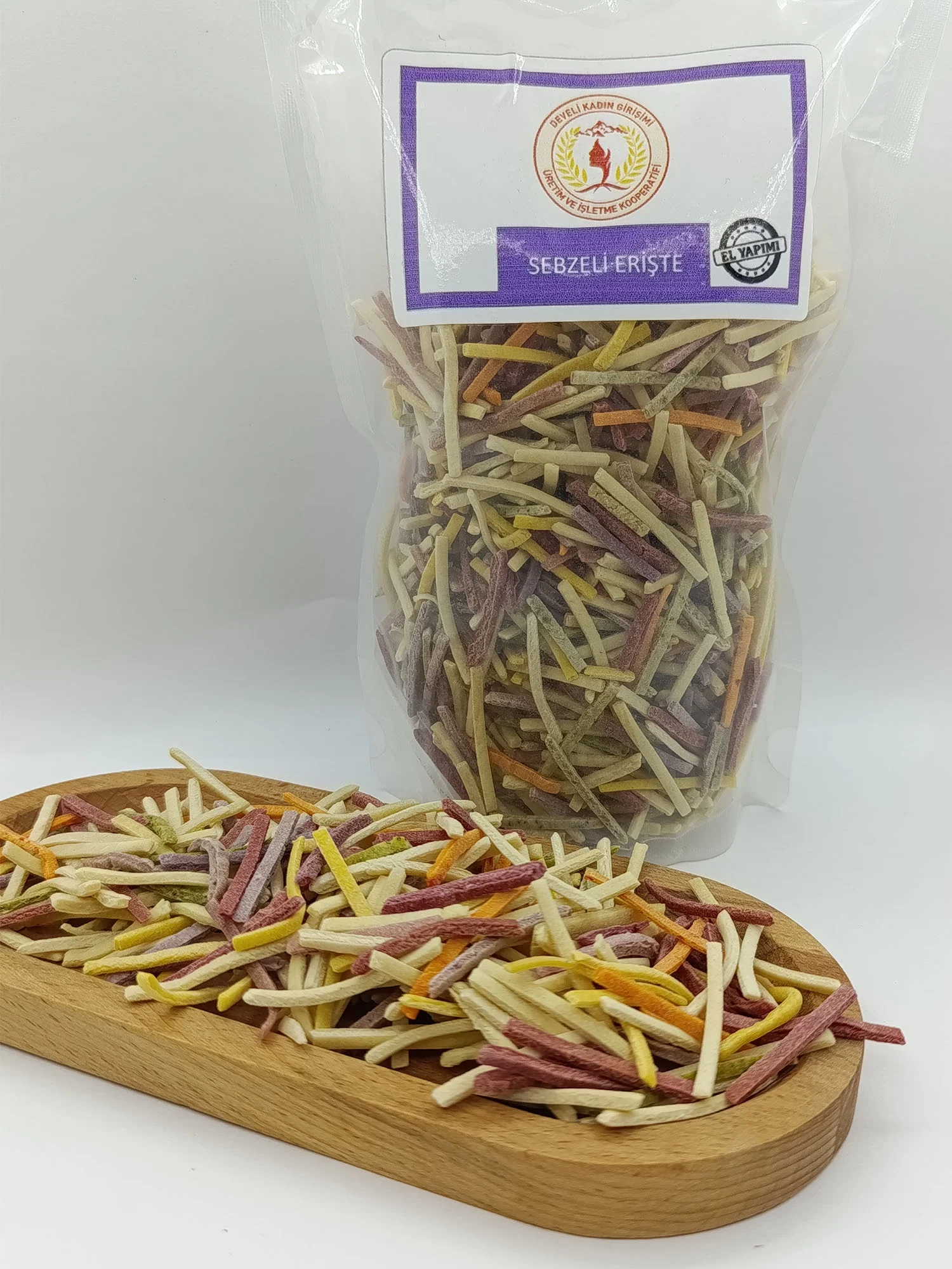 Ev Yapımı Sebzeli Erişte 350g