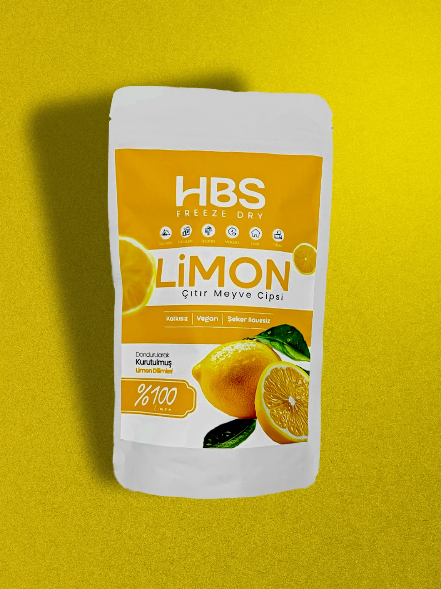 Freeze Dry Limon – Katkı ve Şeker İlavesiz Meyve Cipsi