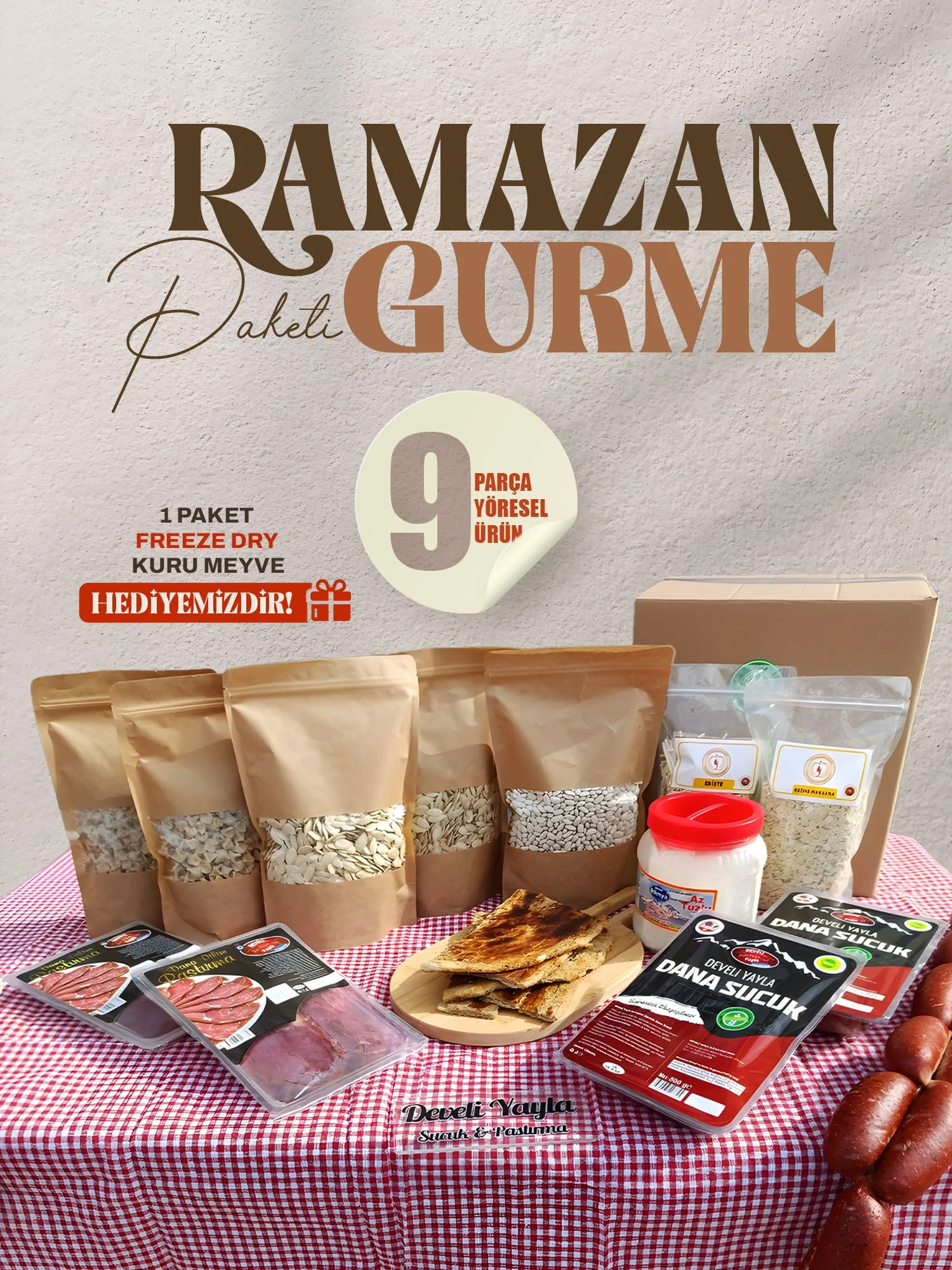 Develi Ramazan Gurme Paketi - 9 Parça Yöresel Set
