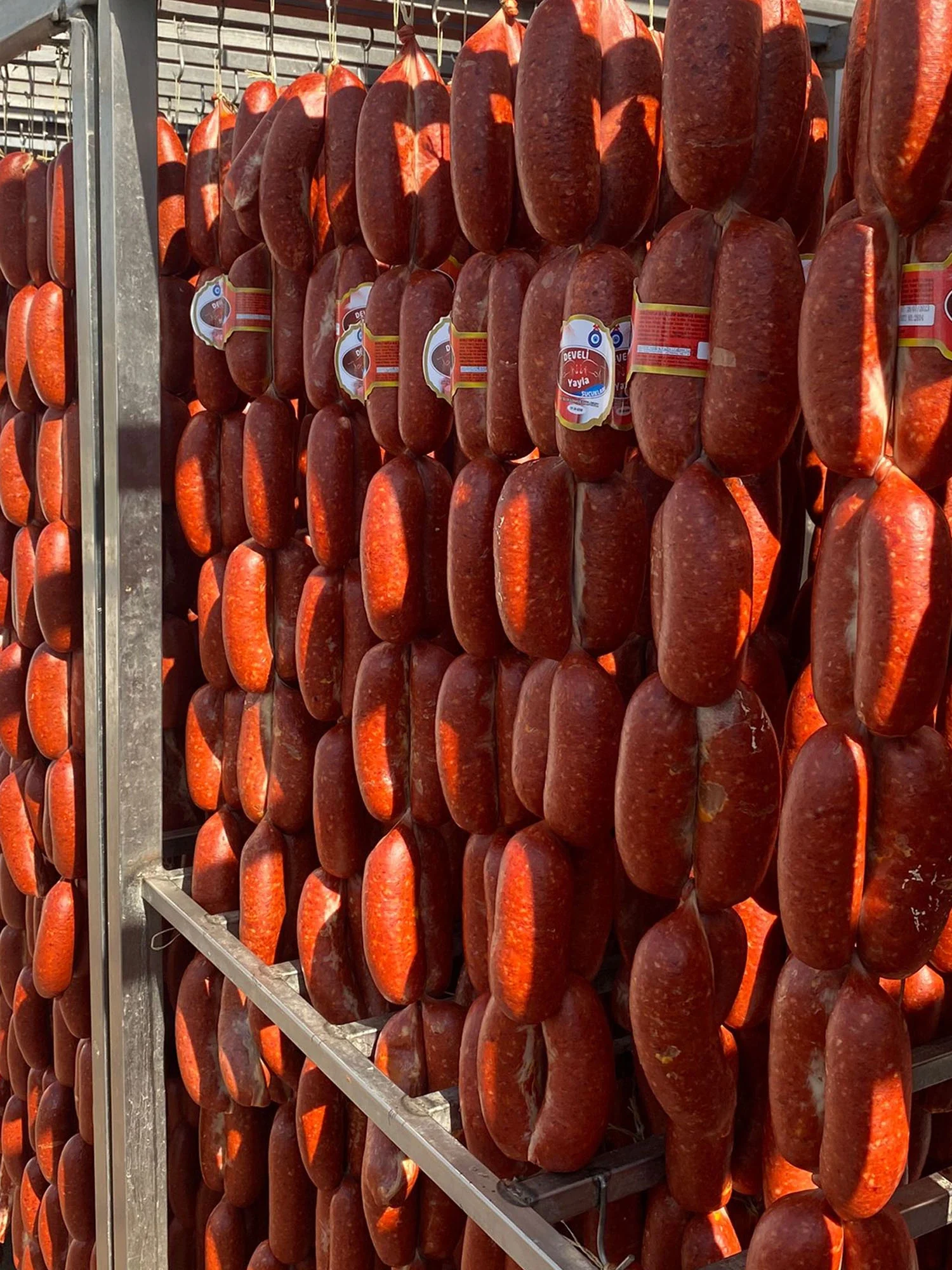 1 Kg Az Acılı Dana Parmak Kayseri Sucuğu