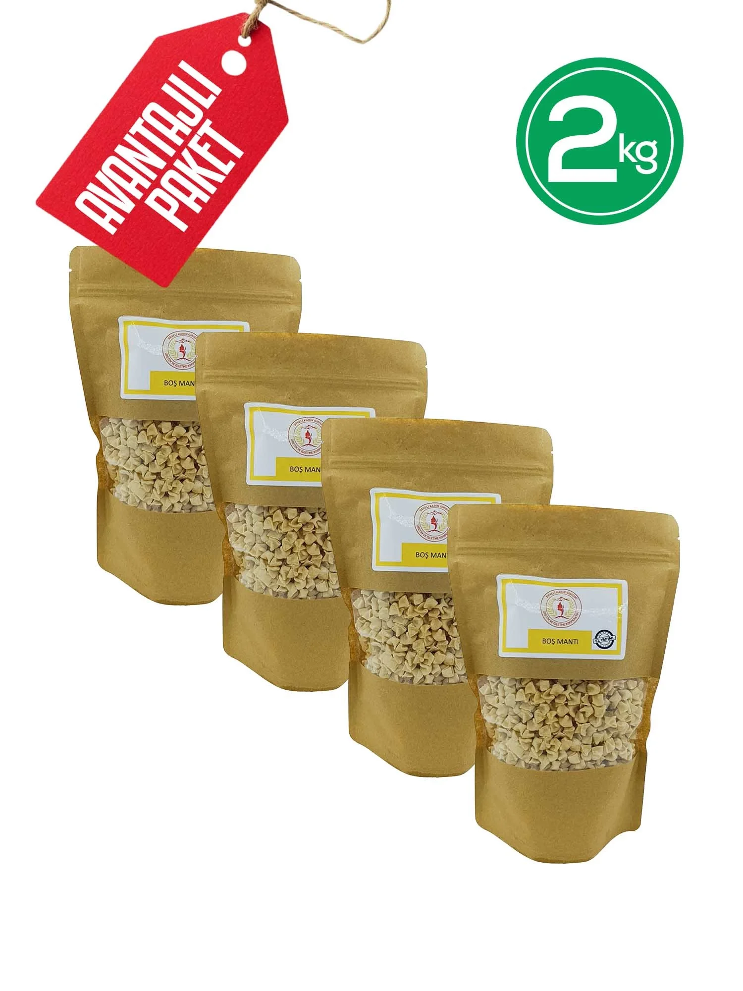 Kayseri Etsiz Ev Mantısı 2 kg