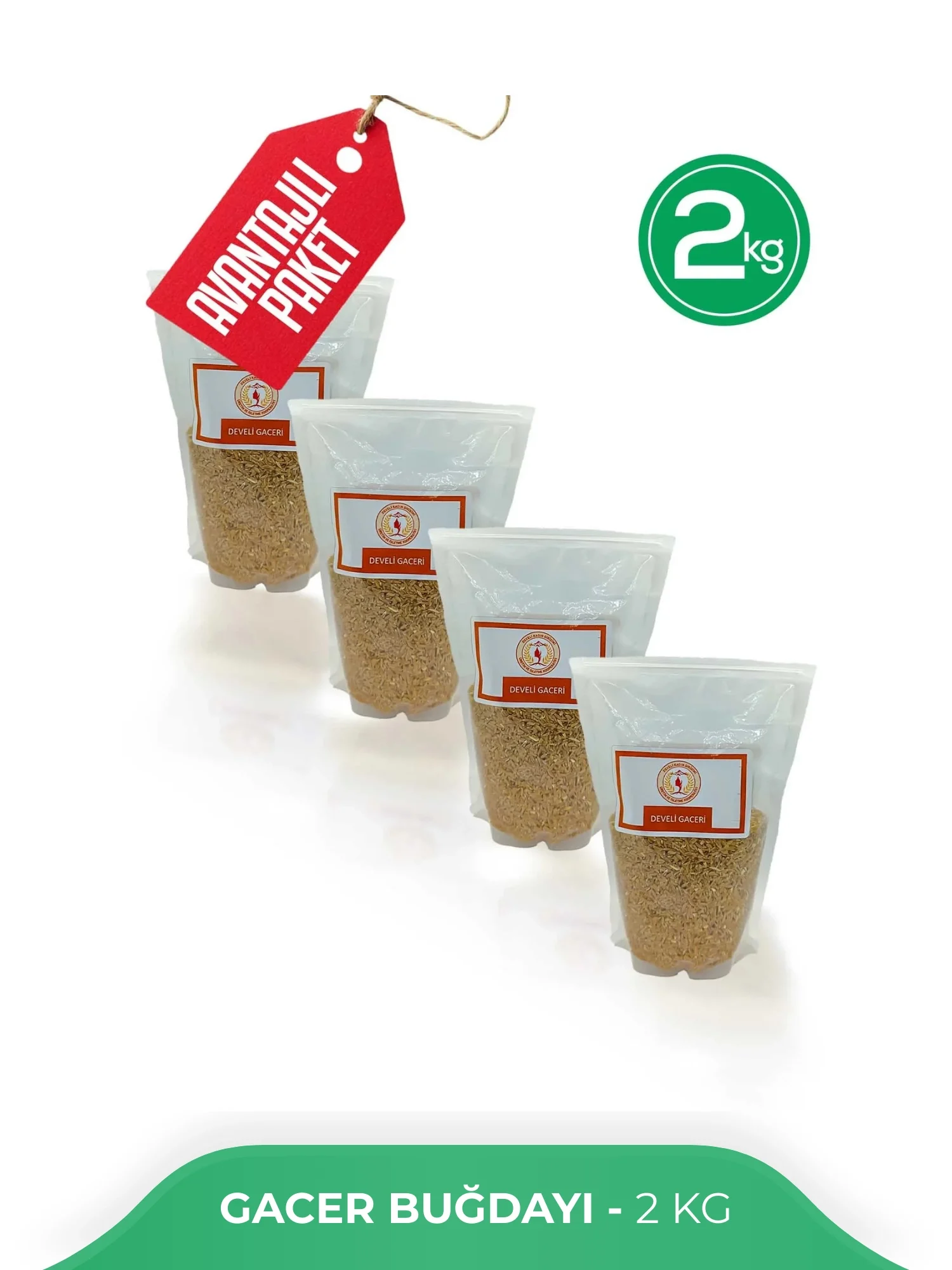 Meşhur Develi Gacer Buğdayı 2 kg - Atalık ve Doğal