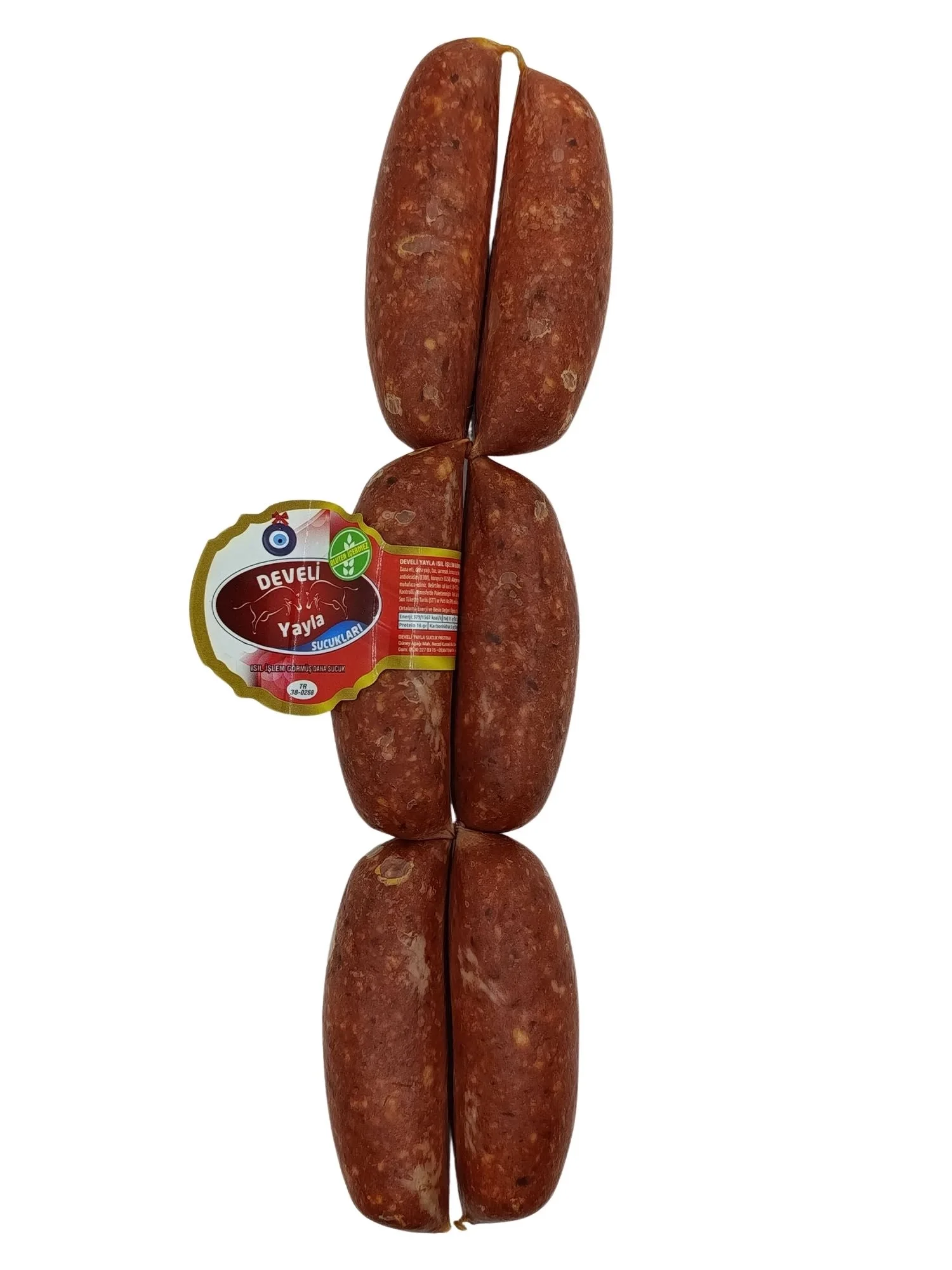 Develi Yayla Acılı Dana Sucuk 500 gr