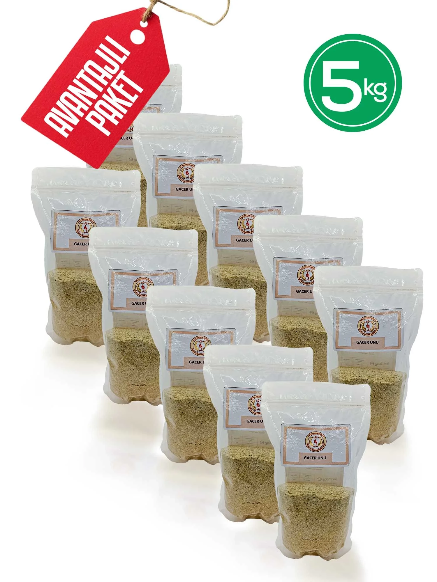 Develi Gacer Unu 5 kg - Atalık ve Doğal Un