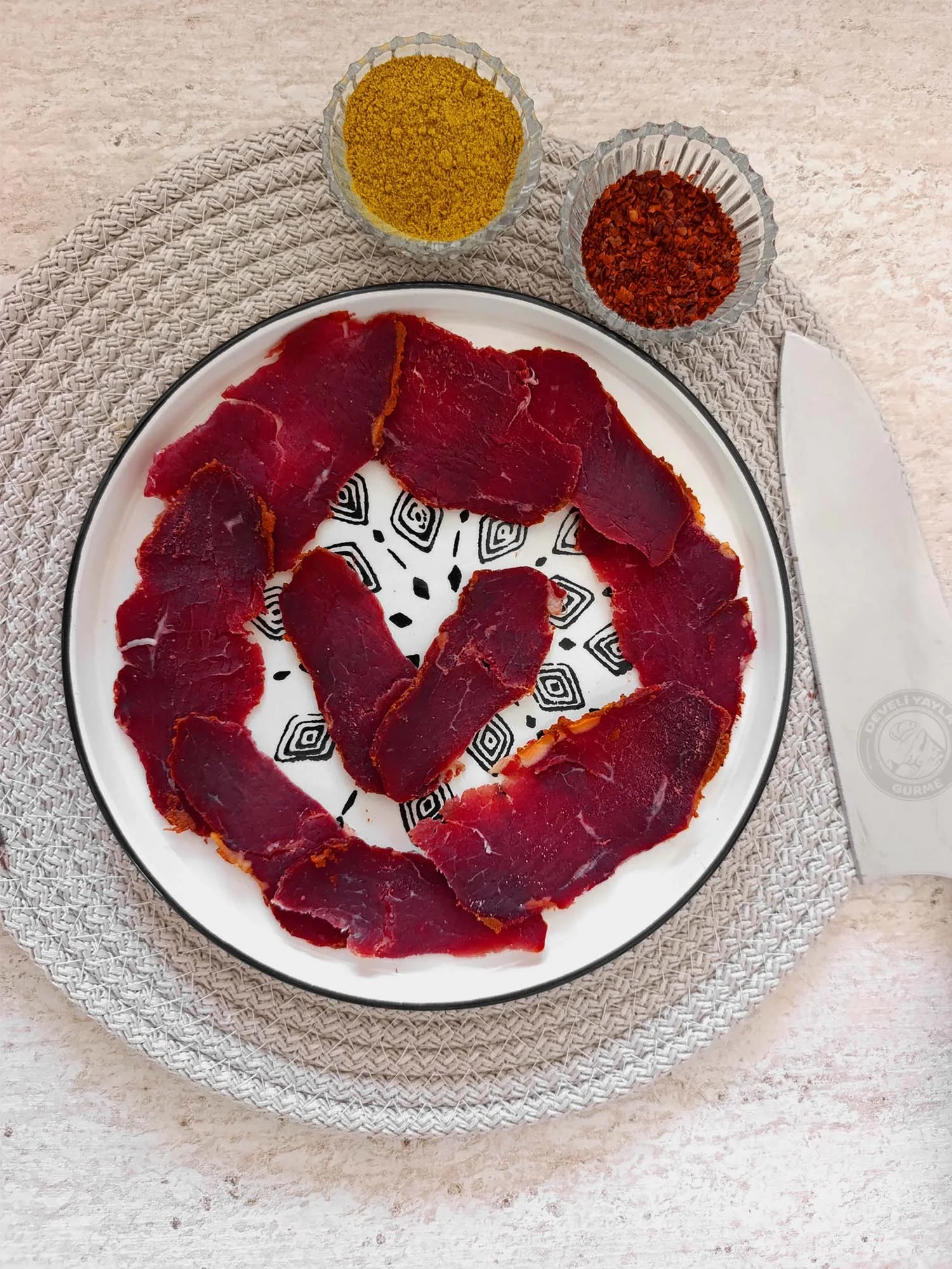 Develi Yayla Dana Sırt Çemenli Kayseri Pastırması 240 gr.