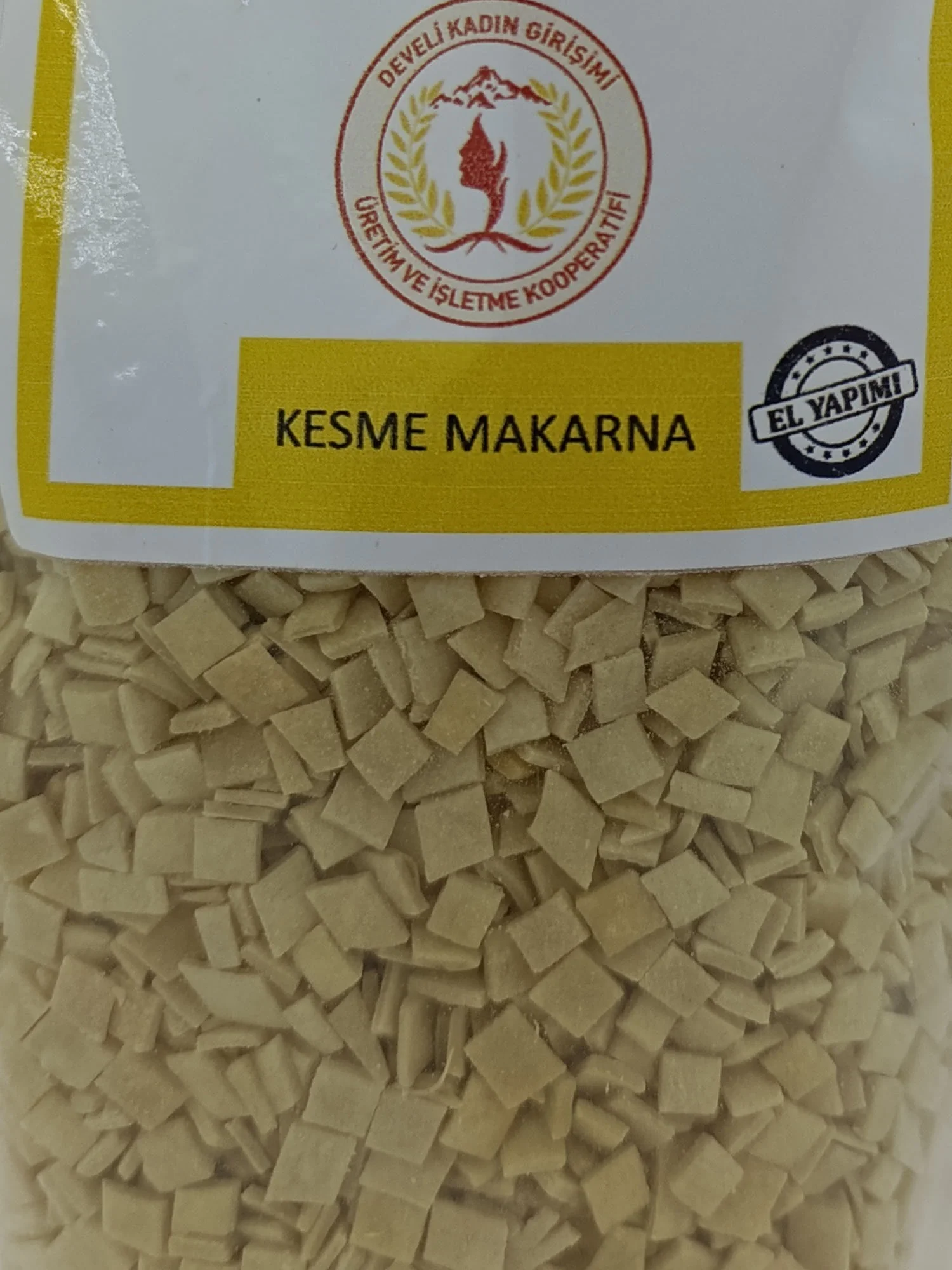 Ev Yapımı Sade Kesme Makarna 500g