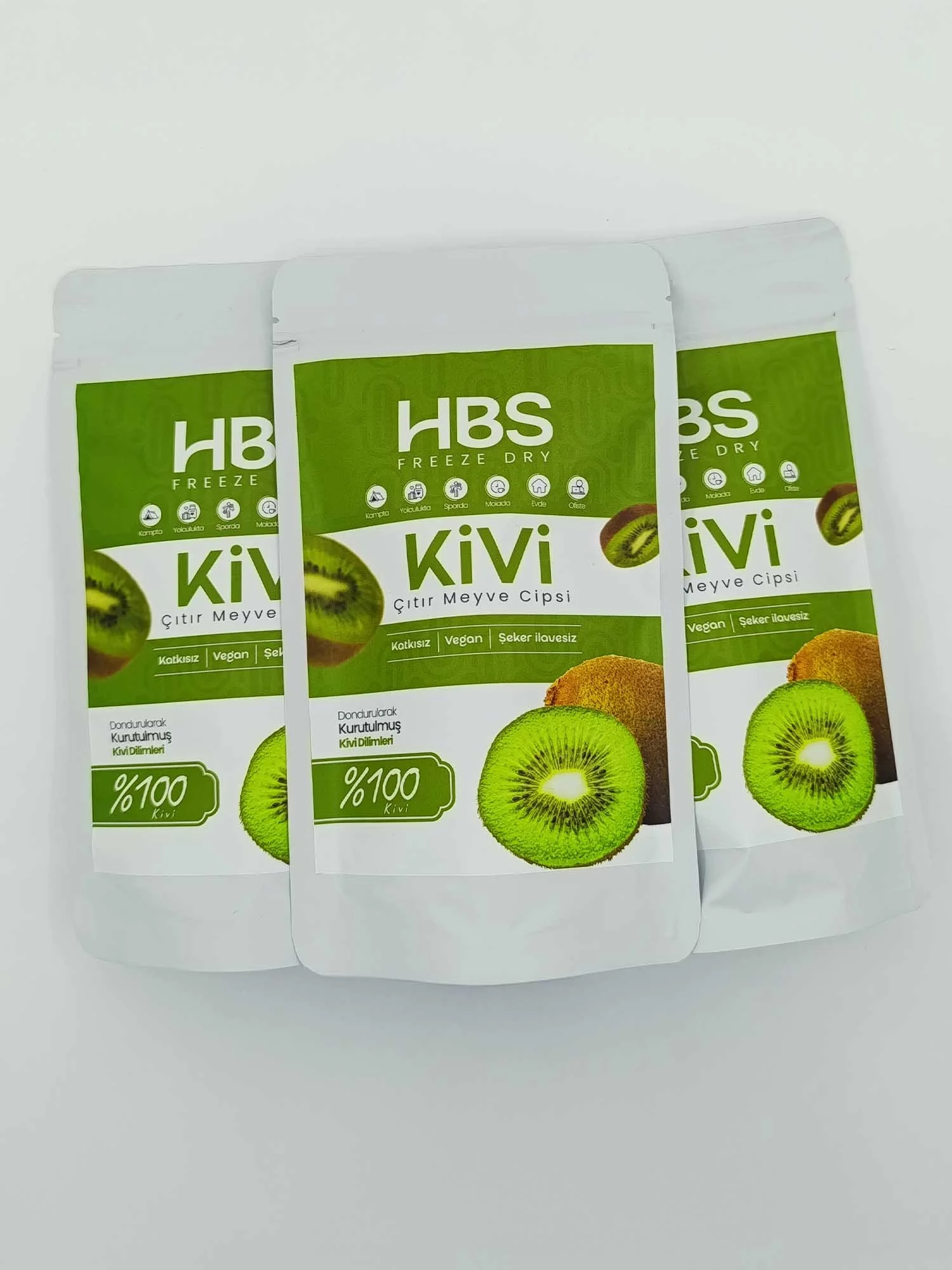 Freeze Dry Kivi - Katkı ve Şeker İlavesiz Meyve Cipsi