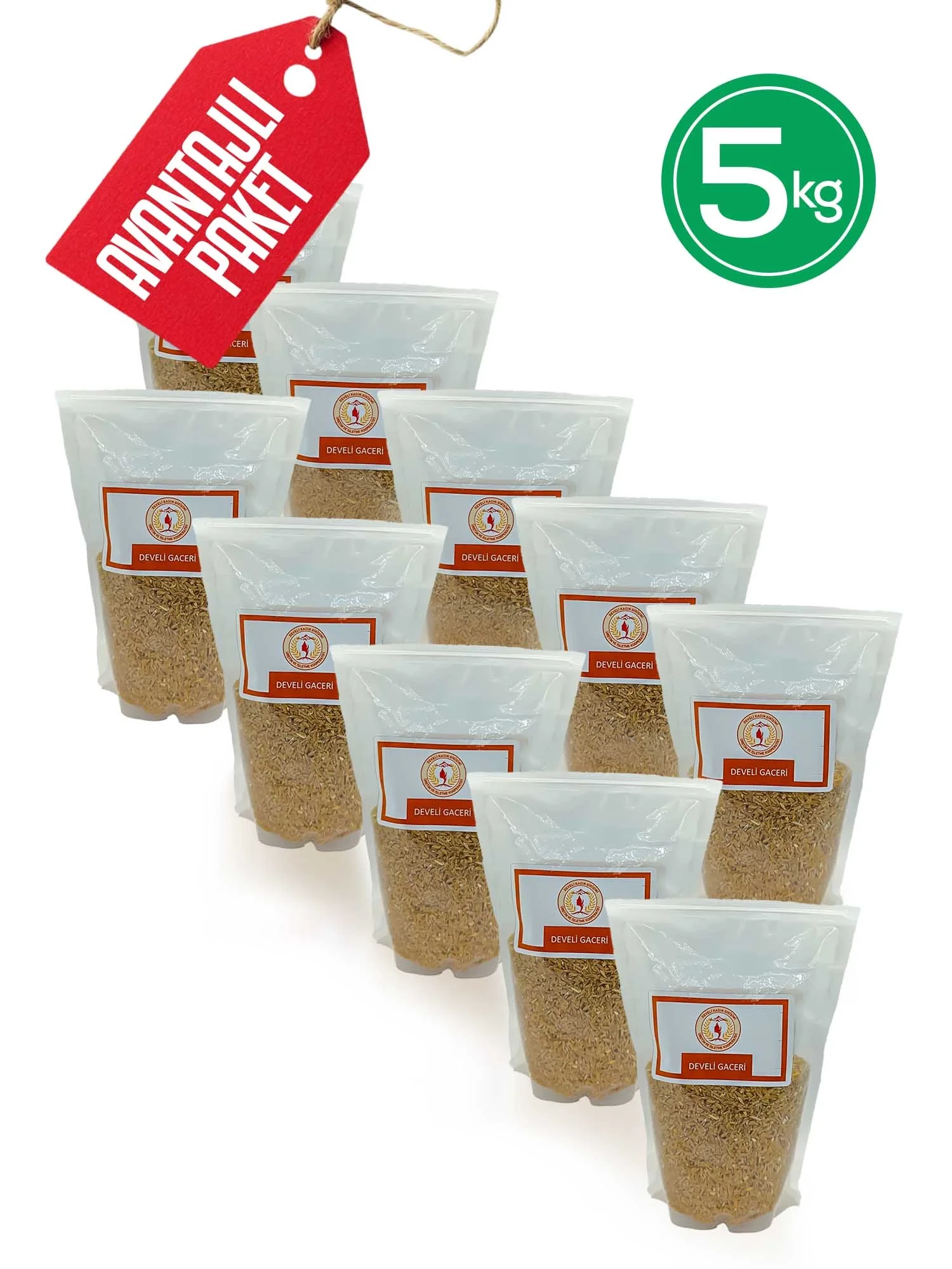 Meşhur Develi Gacer Buğdayı 5 kg - Doğal ve Besleyici