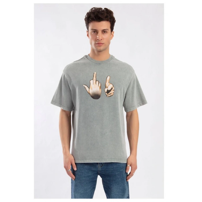 Catch Yeni Sezon Gri T-Shirt