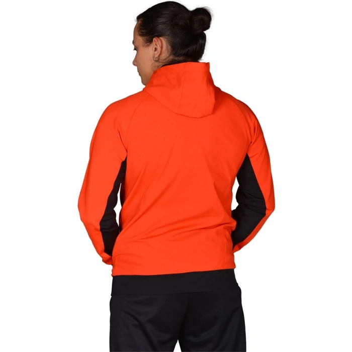 Joma Erkek Turuncu-Siyah Kapüşonlu Spor Sweatshirt 4231303