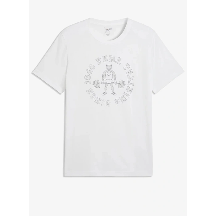 Puma Graphic Tee 2 Erkek Tişört Beyaz 52853102