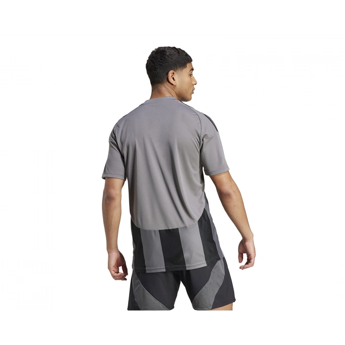 Adidas Striped 24 Jsy Erkek Futbol Forması Gri IW2145