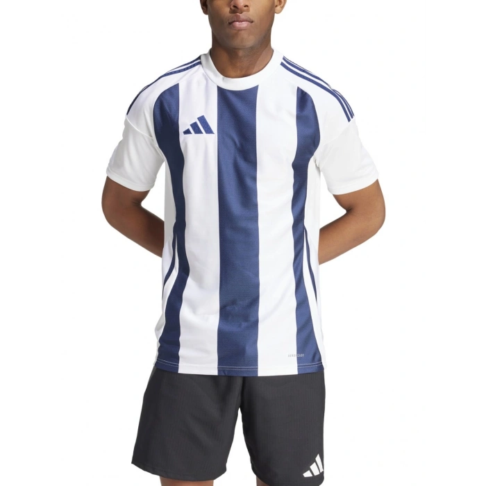 Adidas Striped 24 Jsy Erkek Futbol Forması Mavi Beyaz IW4554