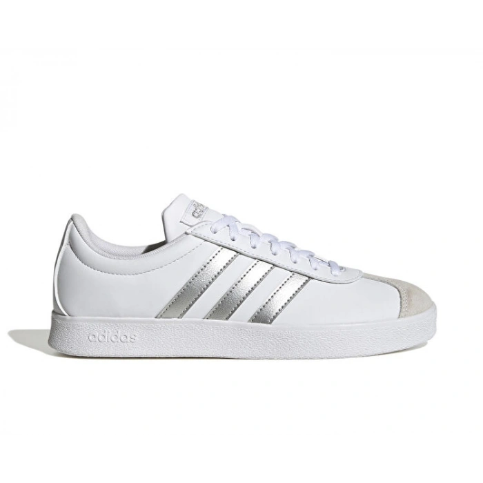 Adidas Vl Court Base Beyaz-Gümüş Kadın Spor Ayakkabı lD3716