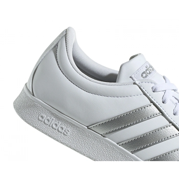 Adidas Vl Court Base Beyaz-Gümüş Kadın Spor Ayakkabı lD3716