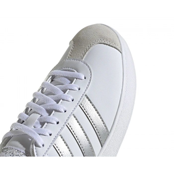Adidas Vl Court Base Beyaz-Gümüş Kadın Spor Ayakkabı lD3716