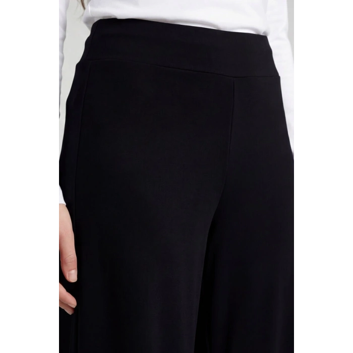 TOMMY LIFE BAYAN PANTOLON PALAZZO SİYAH  T18BY-94681