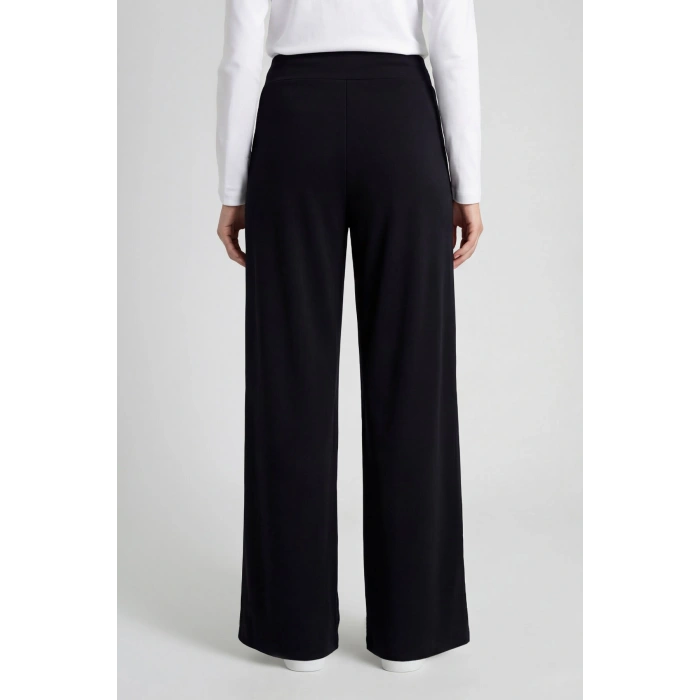 TOMMY LIFE BAYAN PANTOLON PALAZZO SİYAH  T18BY-94681