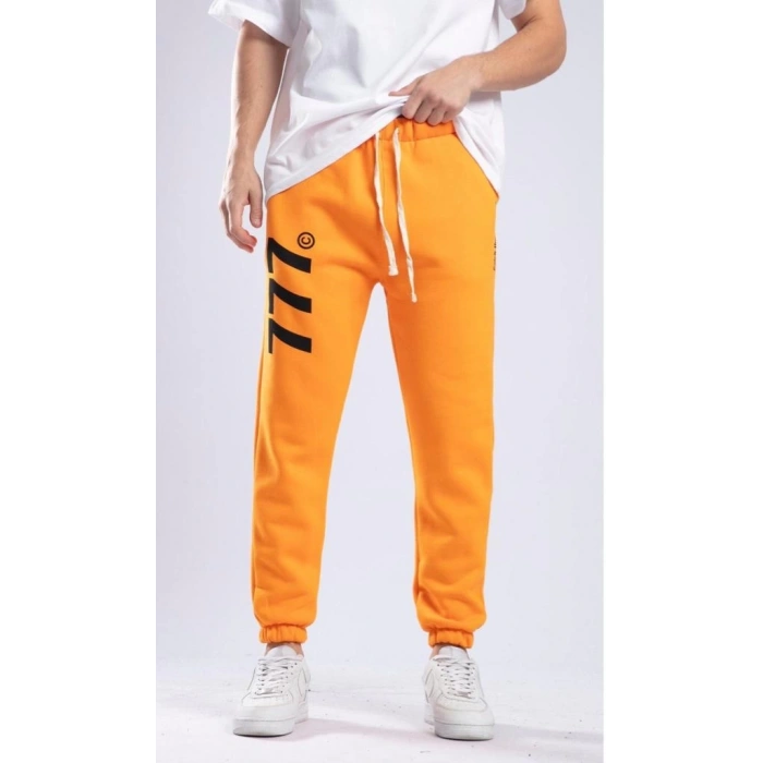 Chatca Erkek 3 İplik Şardonlu Turuncu Sweatpant K-575