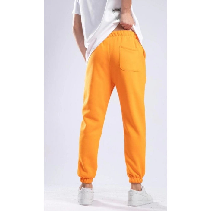 Chatca Erkek 3 İplik Şardonlu Turuncu Sweatpant K-575