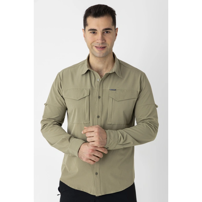 Crozwise Gömlek Bej 7154-02