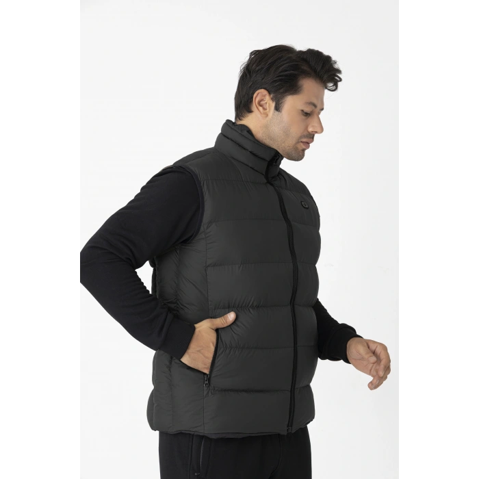 Crozwise Dolumlu Erkek Şişme Yelek Siyah 4018-10