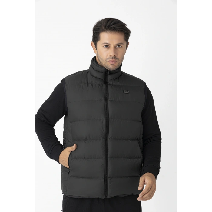 Crozwise Dolumlu Erkek Şişme Yelek Siyah 4018-10