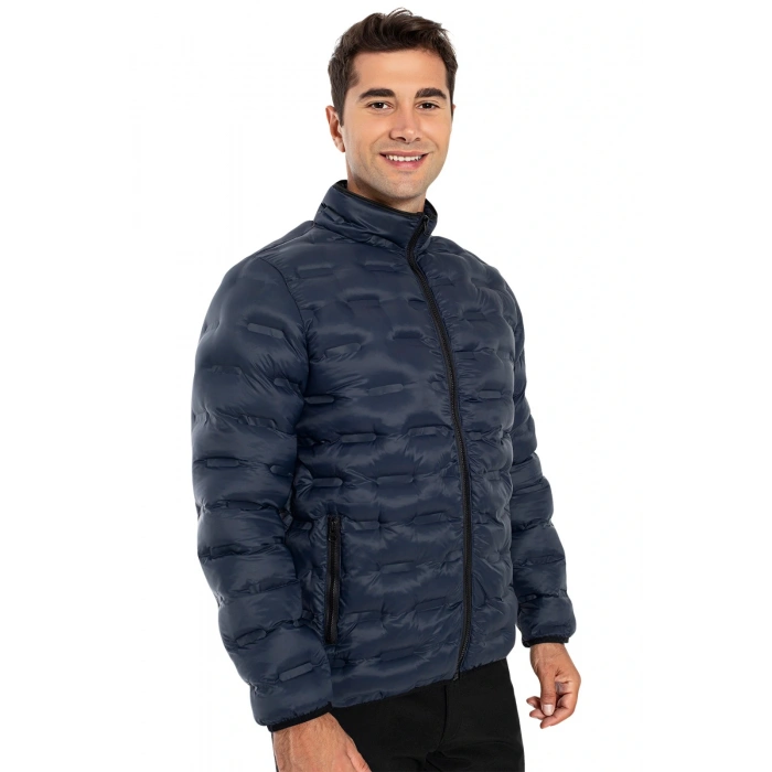 Crozwise Erkek Dolumlu Mont Lacivert 5031-11