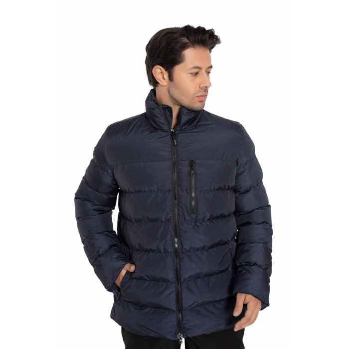 Crozwise Erkek Dolumlu Mont Lacivert 5032- 01