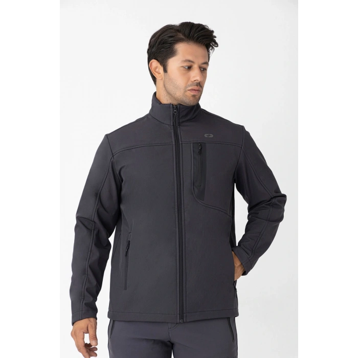 Crozwise Erkek SOFTSHELL Mont Antrasit 5039-06