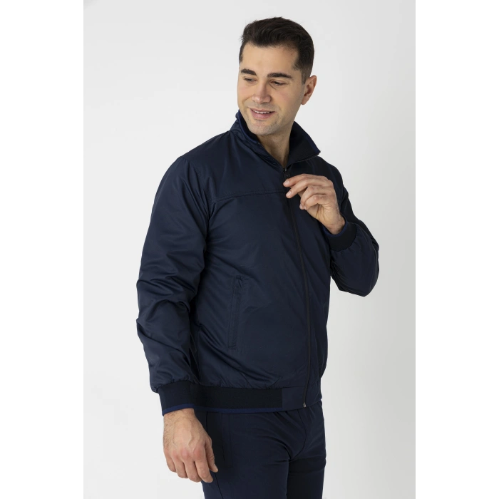 Crozwise Maraton Erkek Mevsimlik İnce Mont Lacivert 6057-01