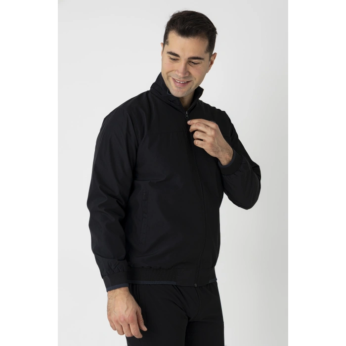 Crozwise Maraton Erkek Mevsimlik İnce Mont Siyah 6057-10