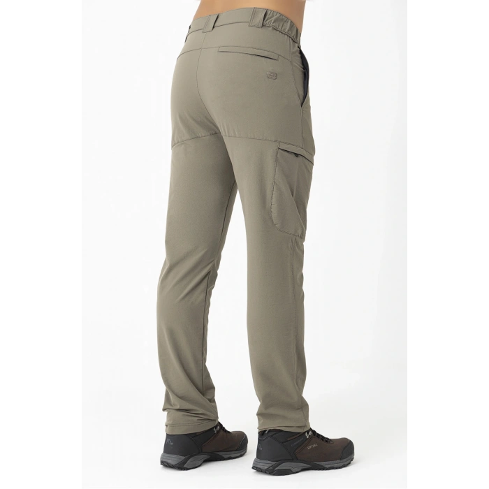 Crozwise Outdoor Dar Paça Erkek Alt Eşofman Bej 2240-02