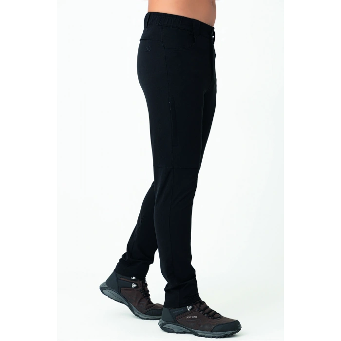 Crozwise Outdoor Dar Paça Erkek Alt Eşofman Sİyah 2241