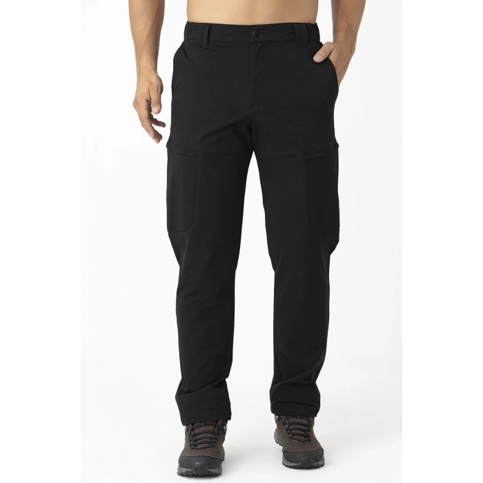 Crozwise Outdoor Düz Paça Erkek Alt Eşofman Siyah 2240