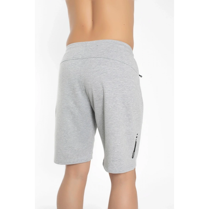 Crozwise Pamuklu Erkek Şort Gri 3200