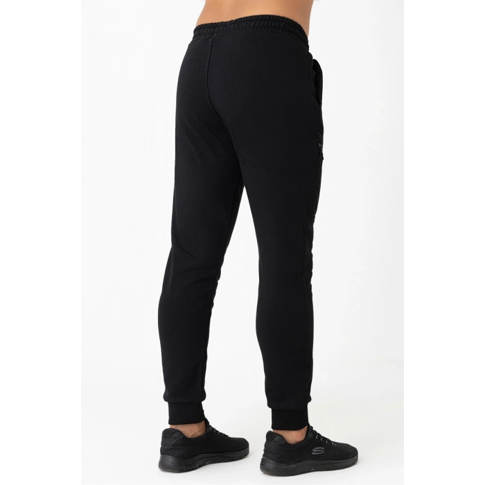 Crozwise Üç İpliik Erkek Alt Eşofman Siyah 2249