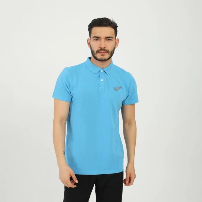 Joma Joma Erkek Günlük T-Shirt Polo Rush MAvi 4231115