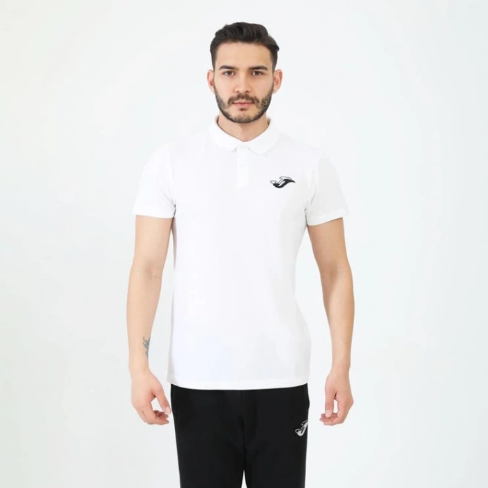Joma Erkek Günlük T-Shirt Polo Rush Beyaz 4231115