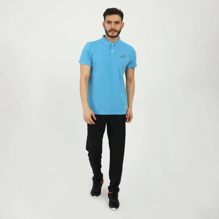 Joma Joma Erkek Günlük T-Shirt Polo Rush MAvi 4231115