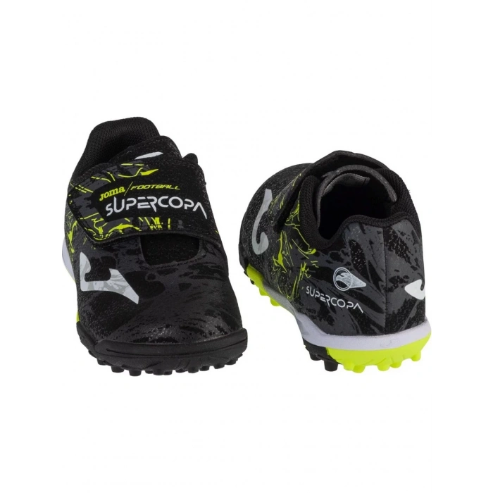Joma Super Copa SCJW2401TFV Çocuk Halısaha Siyah