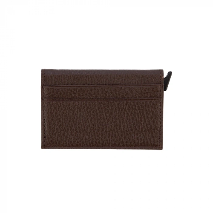 Karali Hakiki Deri Kartlık Kahve K578-2