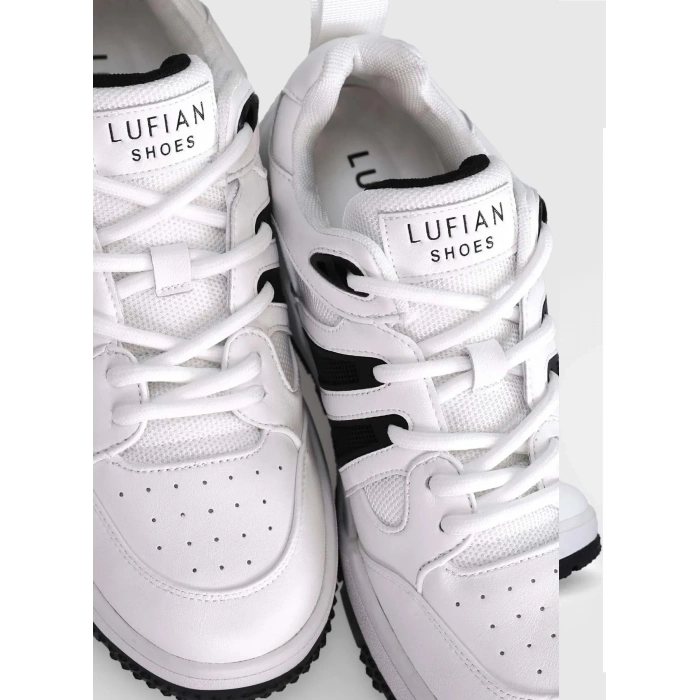 Lufian 111230252 Edgar Casual Erkek Deri Sneaker Ayakkabı Beyaz