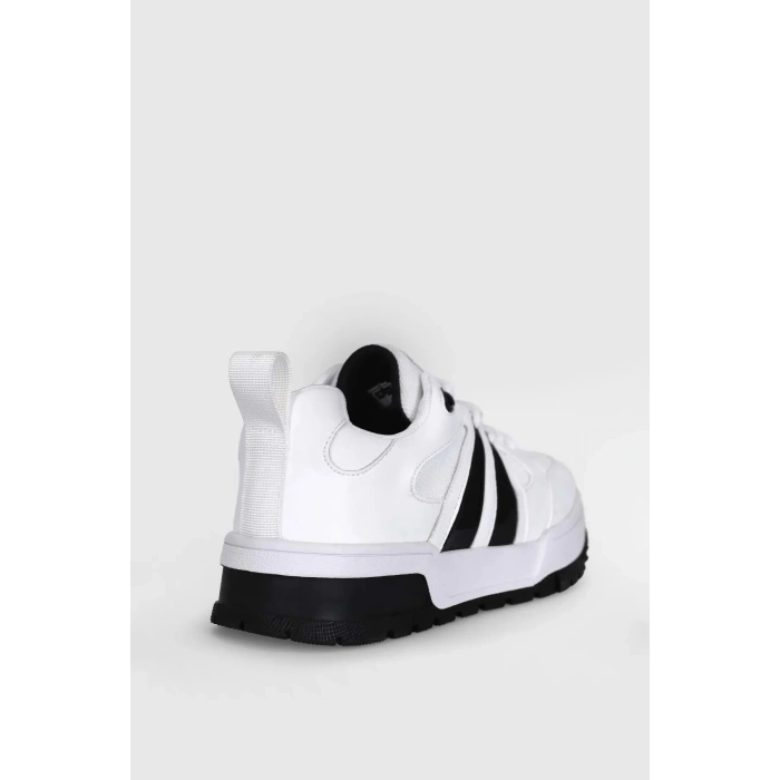 Lufian 111230252 Edgar Casual Erkek Deri Sneaker Ayakkabı Beyaz